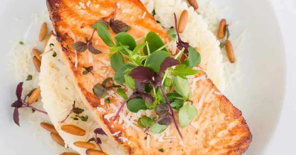 Grilled Salmon Belly Skewers with Teriyaki Glaze