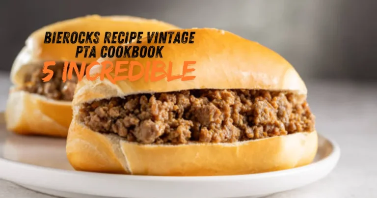 Bierocks Recipe Vintage PTA Cookbook