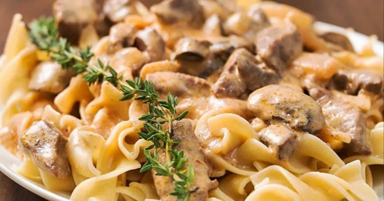 Healthy Beef Stroganoff