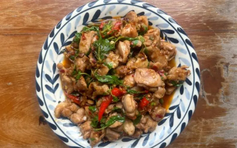 Quick Thai Basil Chicken (Pad Kra Pao)
