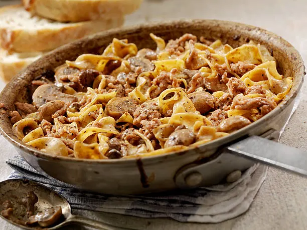 One-Pot Beef Stroganoff