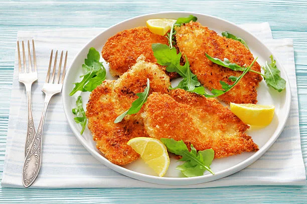 Parmesan Crusted Air Fryer Chicken Cutlets