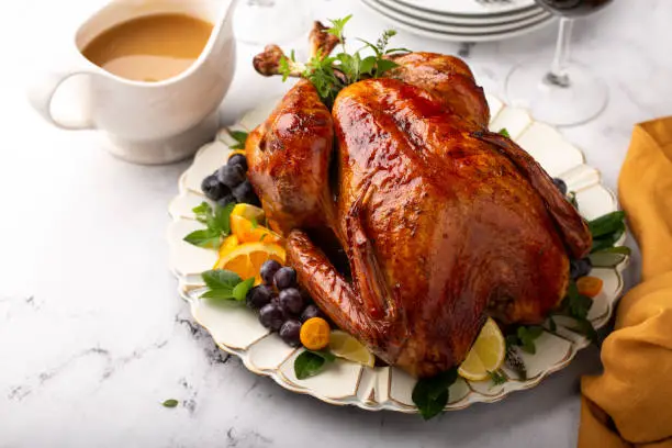 Classic Roasted Turkey with Herb Butter